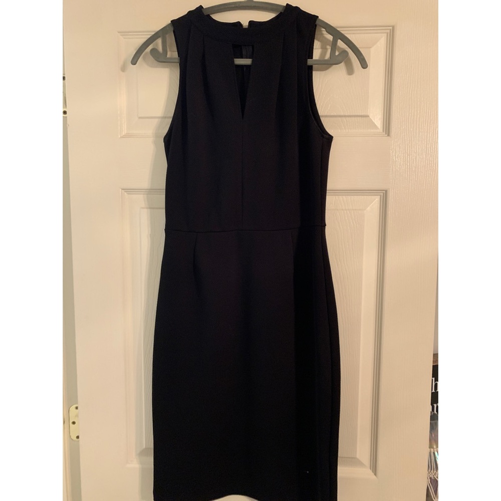 Business casual high neck dress